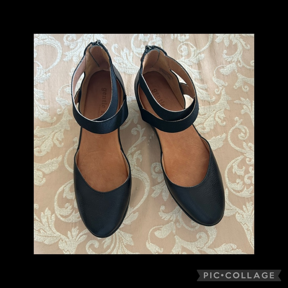 Gentle Souls Nyssa leather platform wedge - Picture 2 of 15